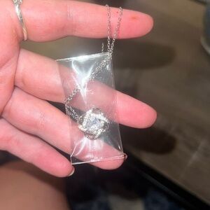 Sterling Silver/Cubic Zirconia Necklace